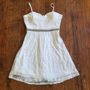 Lace mini dress